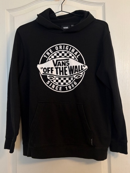 Vans Other - Vans Men’s Off The Wall Original Since 1966 Pullover Hoodie Black Size L